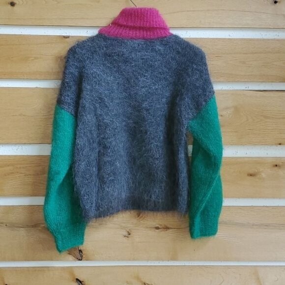 Vintage Handmade by Neva McIntosh Royal Mile Edinburgh Heavy Wool Sz L Sweater - Picture 5 of 9